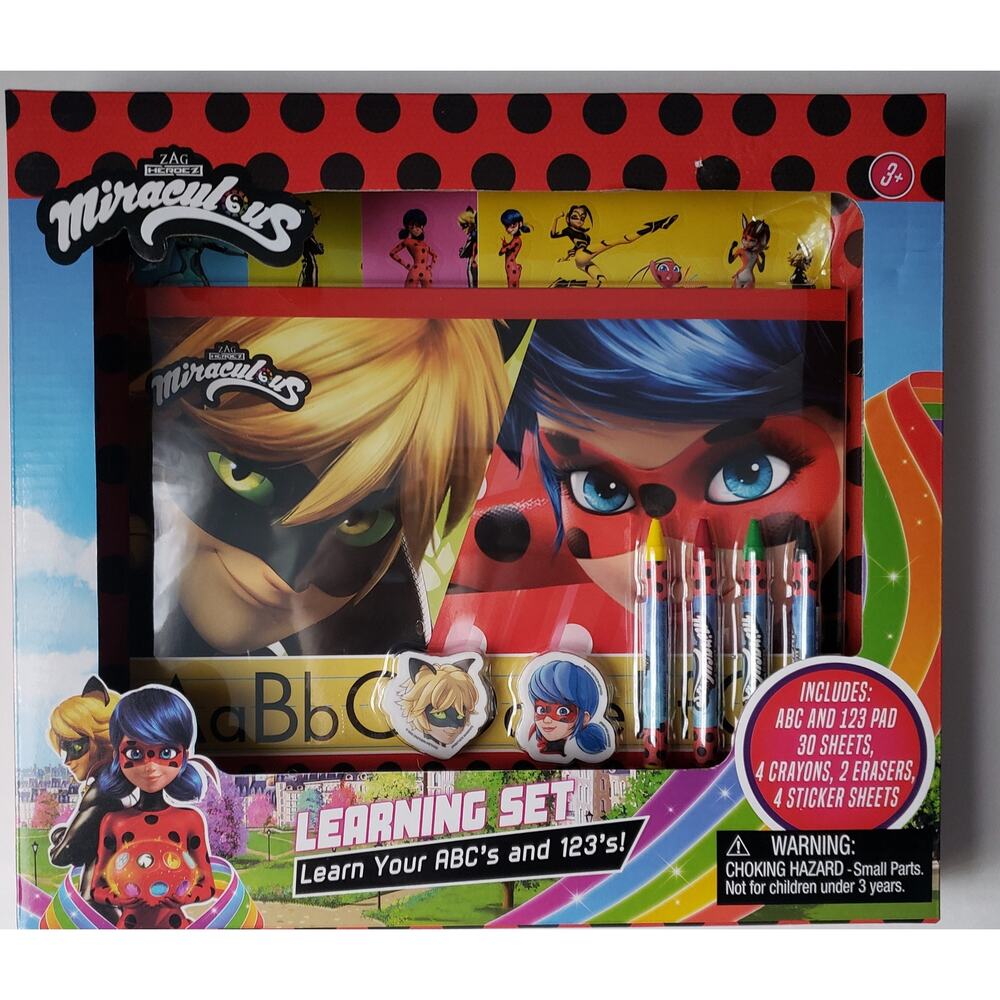 Inkology Miraculous Learning Activities Set NEW in box